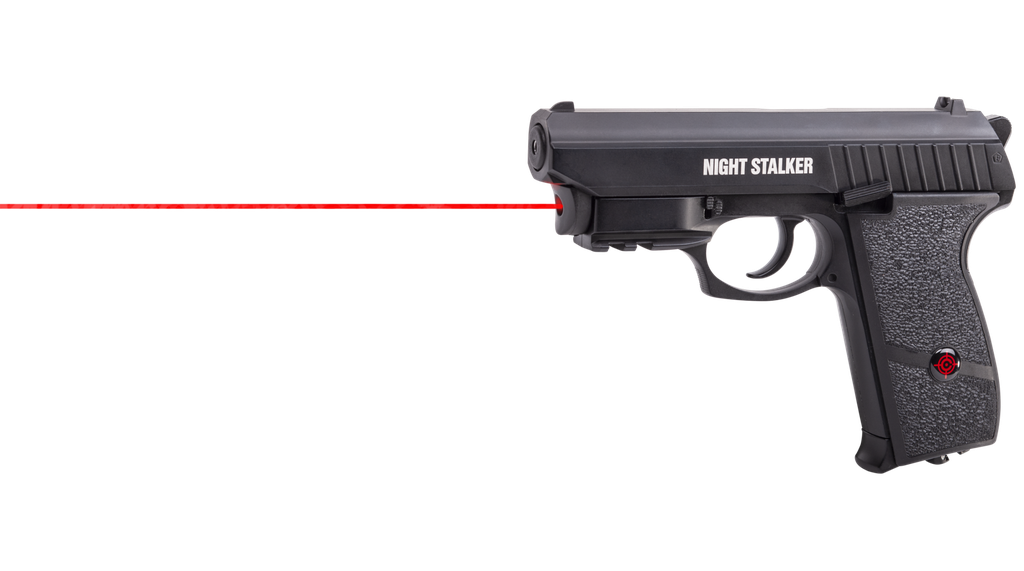 Crosman Night Stalker 4.5 mm BBs Blowback laser incluido full metal PFM520