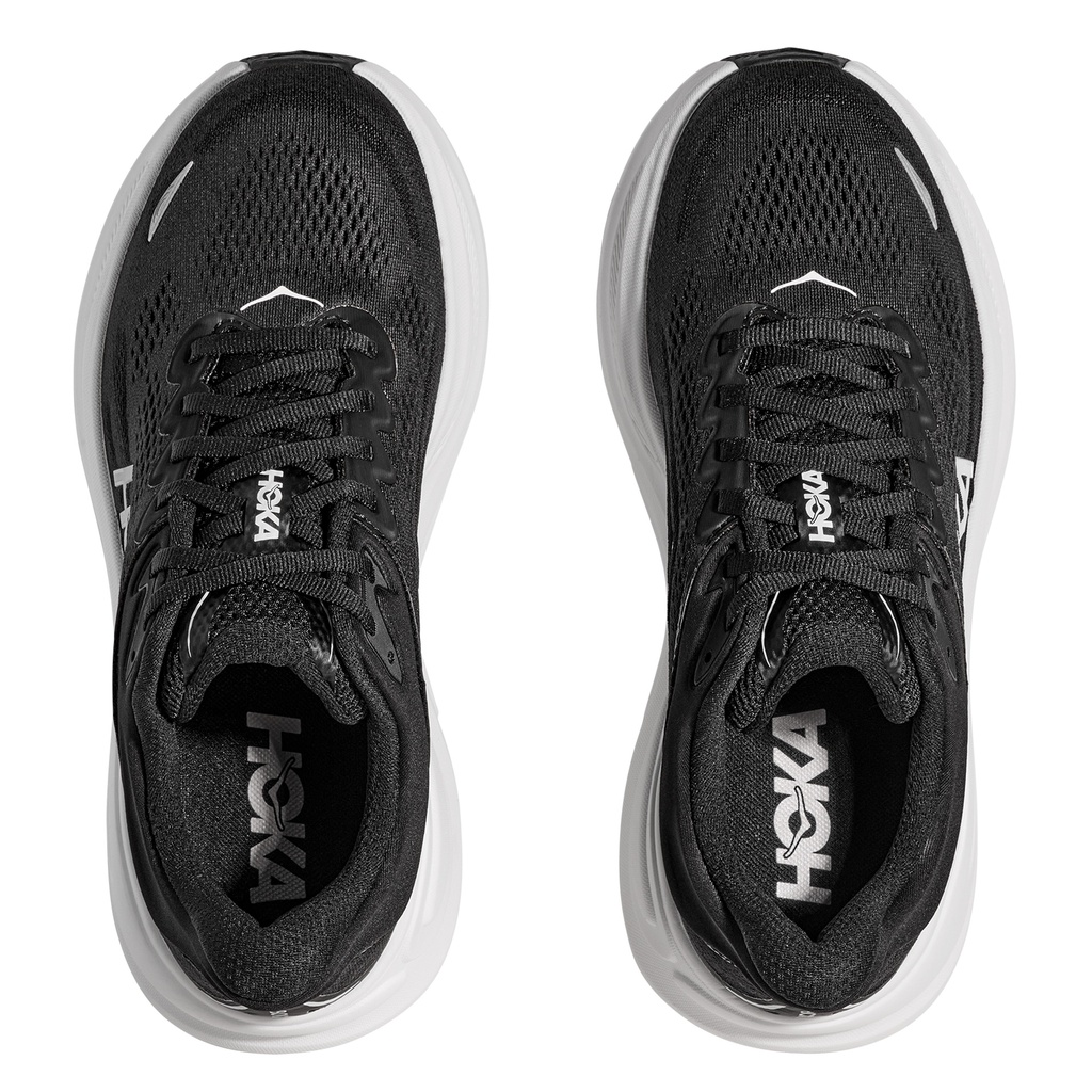 HOKA BONDI 9 BLACK / WHITE 1162011-BWHT