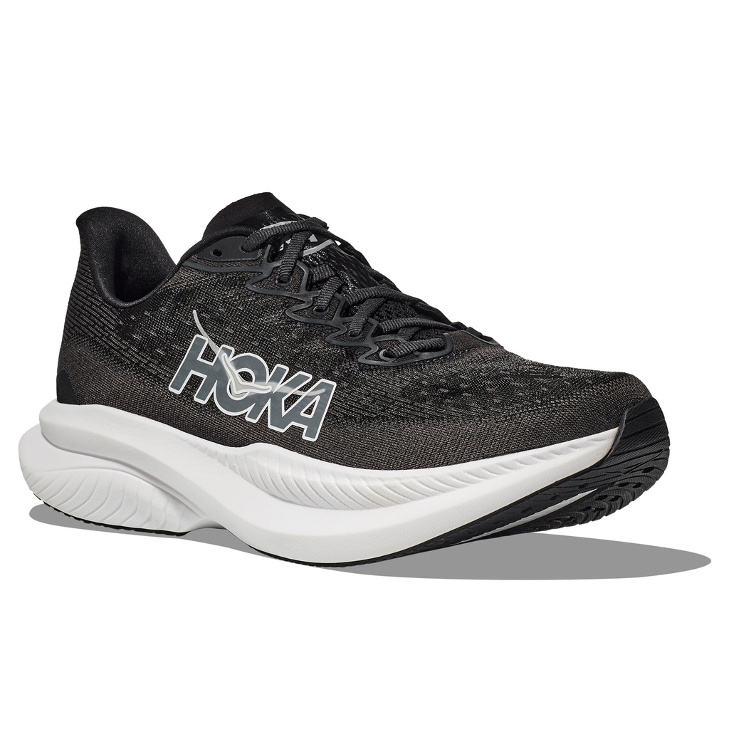 HOKA MACH 6 BLACK / WHITE MEN 1147790-BWHT Speed Run