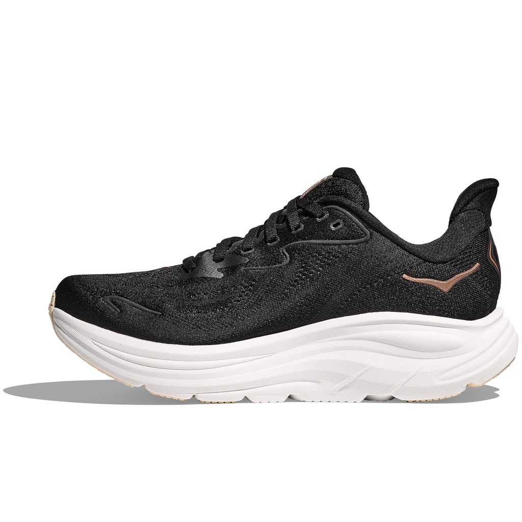 HOKA CLIFTON 10 BLACK / ROSE GOLD Road Run 1162031-BRGL