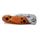 Navaja de bloqueo manual, mango tipo madera, Wallis