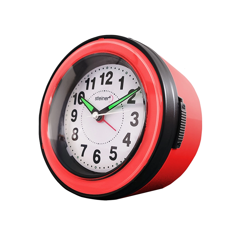Reloj Despertador | Análogo Circular, Rojo ML10001RD