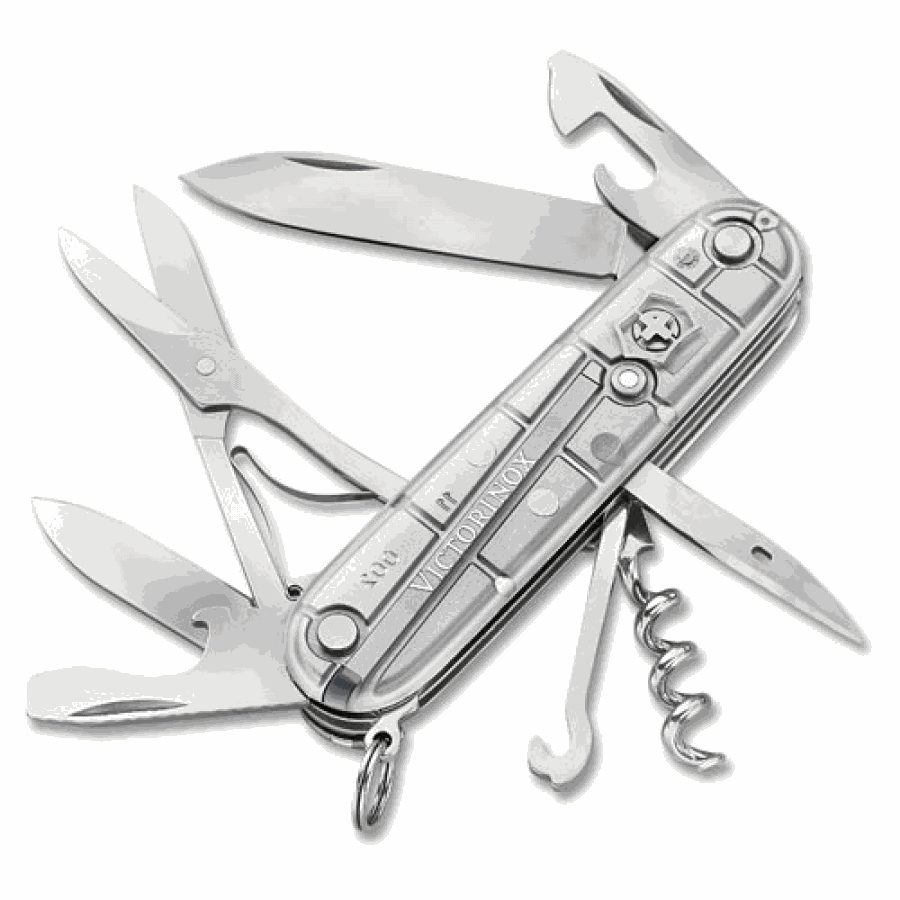 Navaja Climber Plata Translucido Victorinox 