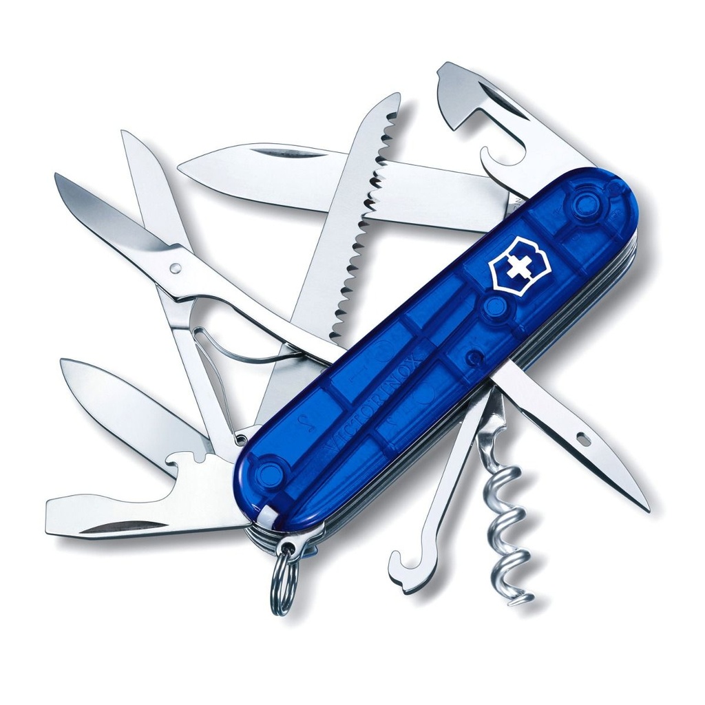 Navaja Huntsman Azul Translucido Victorinox