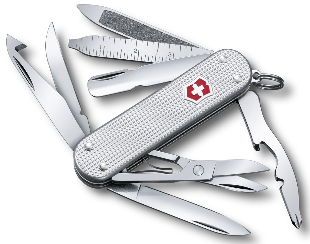 Navaja MiniChamp Alox Plata Victorinox