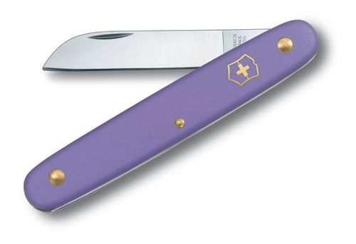 Navaja para flores Victorinox 100 mm lame recta violeta  