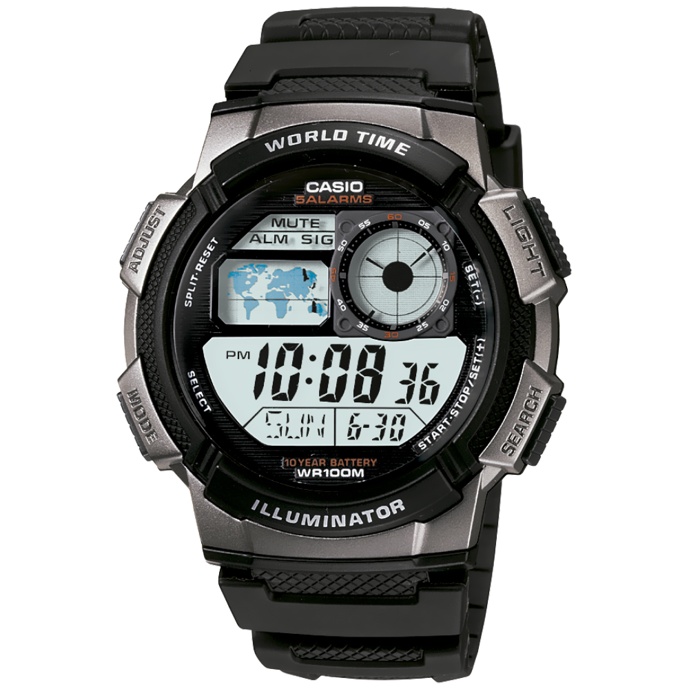 Reloj CASIO 10 años Mission AE-1000W-1BVCF
