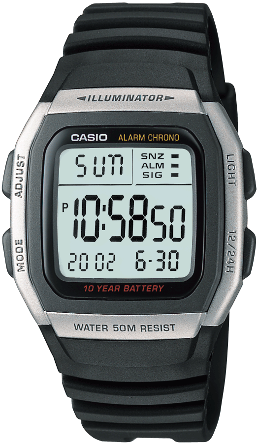 Reloj CASIO Digital Resin W-96H-1AVCF