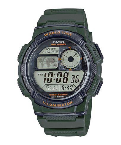 Reloj CASIO MULTI-MISSION LCD  AE-1000W-3AVCF