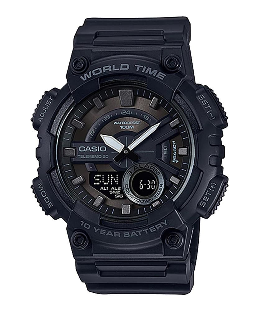 Reloj CASIO World time Resin AEQ-110W-1BVCF