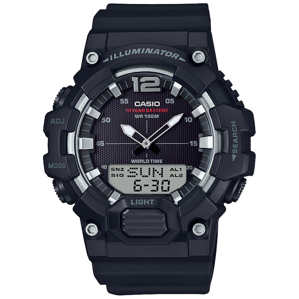 Reloj CASIO caballero Rsn BLK HDC-700-1AVCF