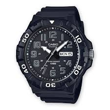 Reloj Casio 3H Analogo Diver L Case Black MRW-210H-1AVCF