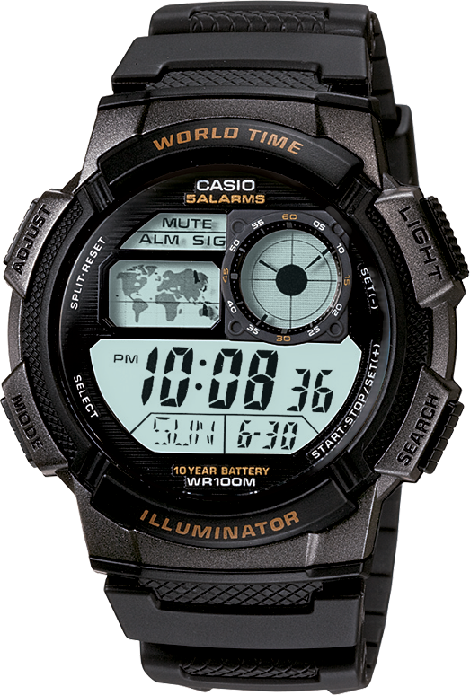 Reloj black CASIO [AE-1000W-1AVCF] 
