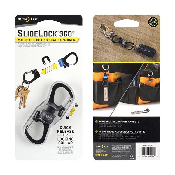 Nite Ize SLIDELOCK 360° Mosqueton Magnetico MSBL-09-R7