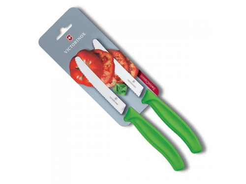 Set de 2 cuchillos para tomate dentado Victorinox 6.7836.L114B