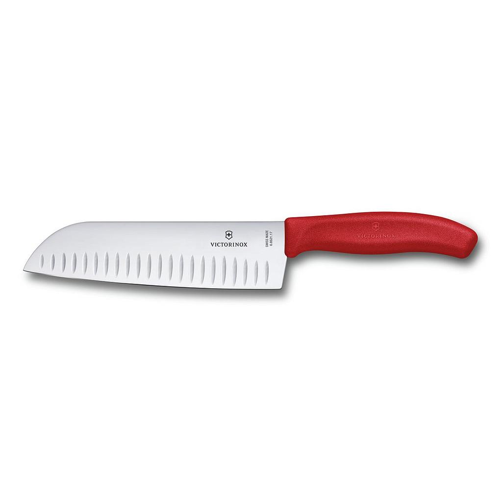 Swiss Classic cuchillo Santoku,alveolos,17 cm,