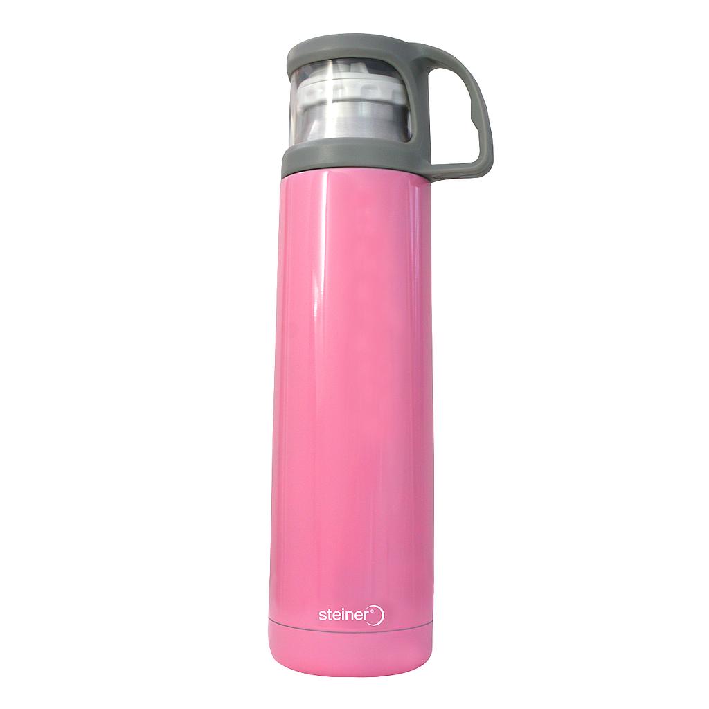 Termo acero inoxidable rosa Steiner GL-VF037P