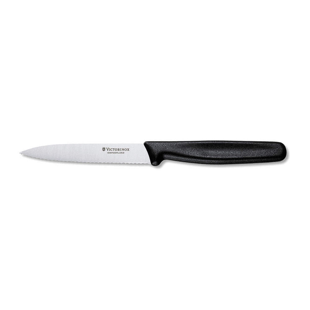 cuchillo legumbres dentado, nilón negro