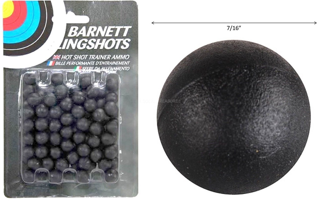 Bolita de caucho p/blancos, Barnett