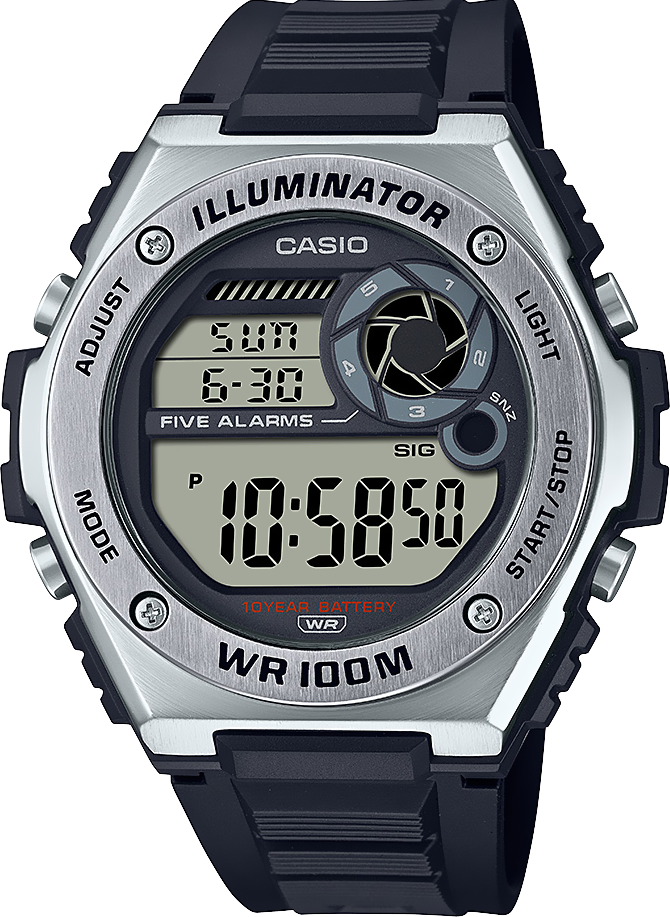 Reloj Casio MEN'S  BLACK MWD-100H-1AVCF
