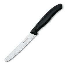 Cuchillo Swiss Classic para tomate Negro Victorinox