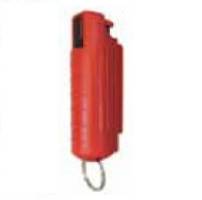 Gas Pimienta Al 15% 1/2 Oz. Llavero duro Rojo EHC14R