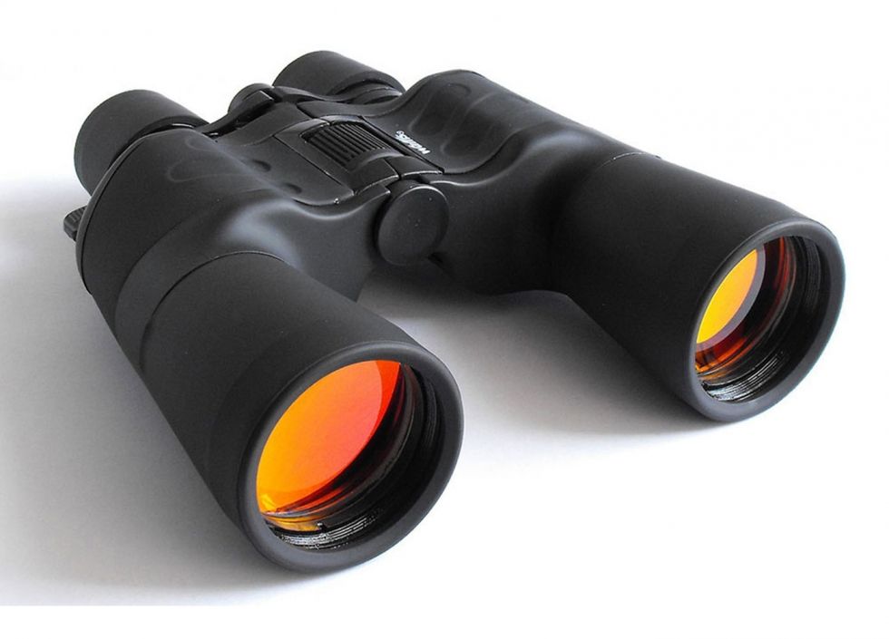 Binocular tipo porro negro Wallis BI610304
