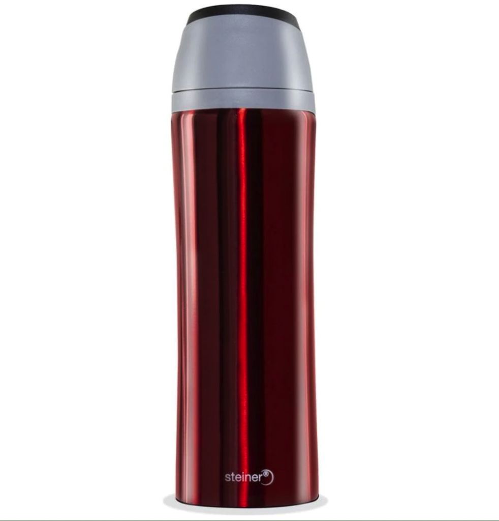 TERMO ACERO INOX 450ML ROJO GL-VF092RD