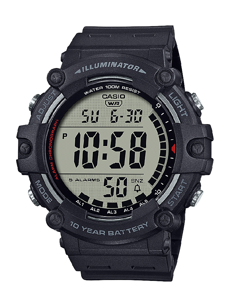Reloj Casio Large LCD BLK AE-1500WH-1AVCF