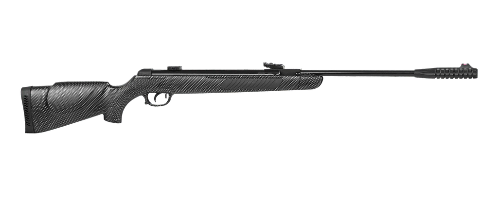 KRAL Rifle sintetico tipo carbon de resorte cal. 5.5 mm N01 CARBON 22