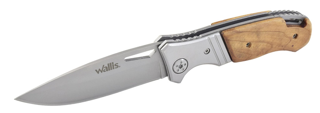 Wallis bloqueo mango gris madera 9 cm K901169