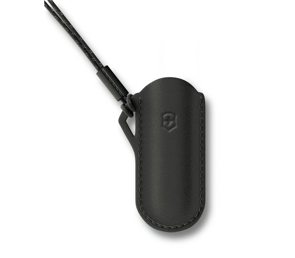 Funda de piel Victorinox Dark 4.0670.3