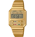 [A100WEG-9AVT] Reloj CASIO Vintage Revival Metal DIGI GLD A100WEG-9AVT