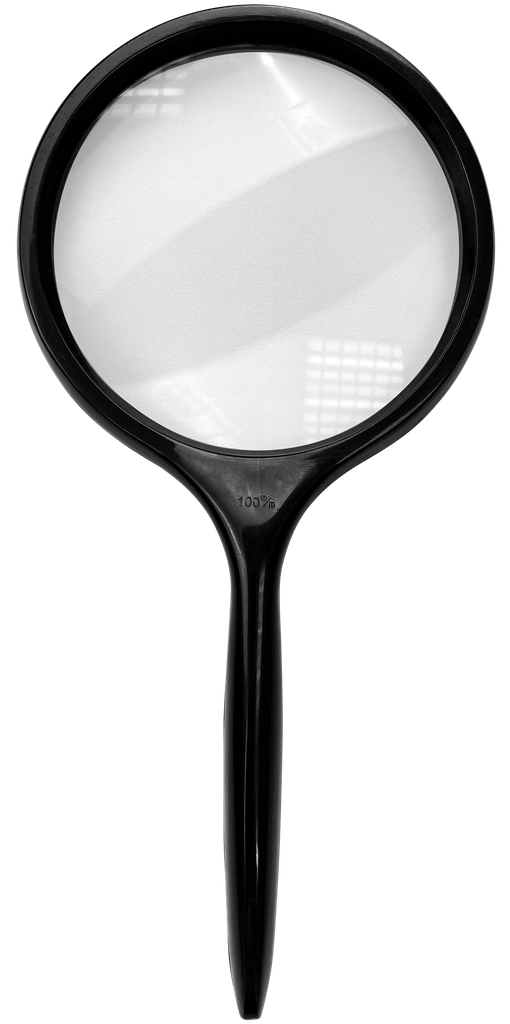 Lupa Verden Vidrio 2.5" 100 mm MO-013