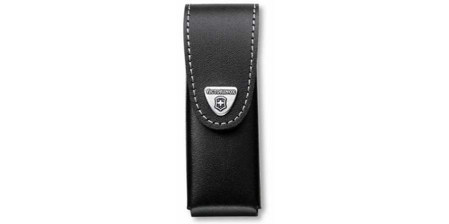 Funda Victorinox piel negra 6 pos 4.0524.3