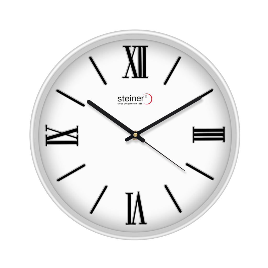 Reloj Steiner PARED BCO 30CM STWA21-3624W