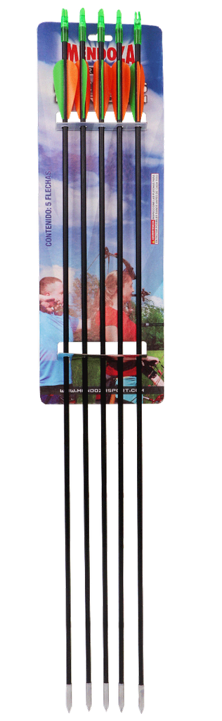 Flechas de Fibra de Vidrio 30" Paq. c/5 MAR-027