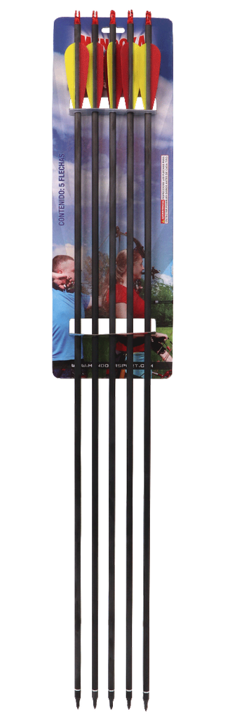 Flechas de Fibra de Carbono 30" Paq c/5 MAR-028