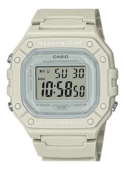 Reloj Casio BASIC DIGI RESIN GRY W-218HC-8AVCF