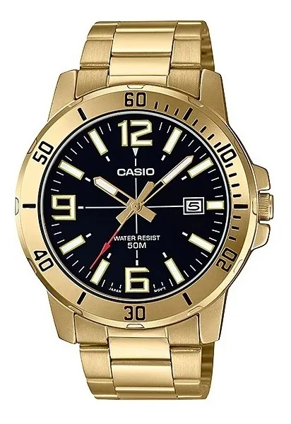 Reloj Casio METAL ANALOG VTOP GOLD MTP-VD01G-1BVCF