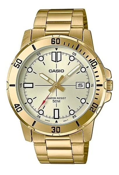 Reloj Casio METAL ANALOG VTOP TWO TONE MTP-VD01SG-9BVCF