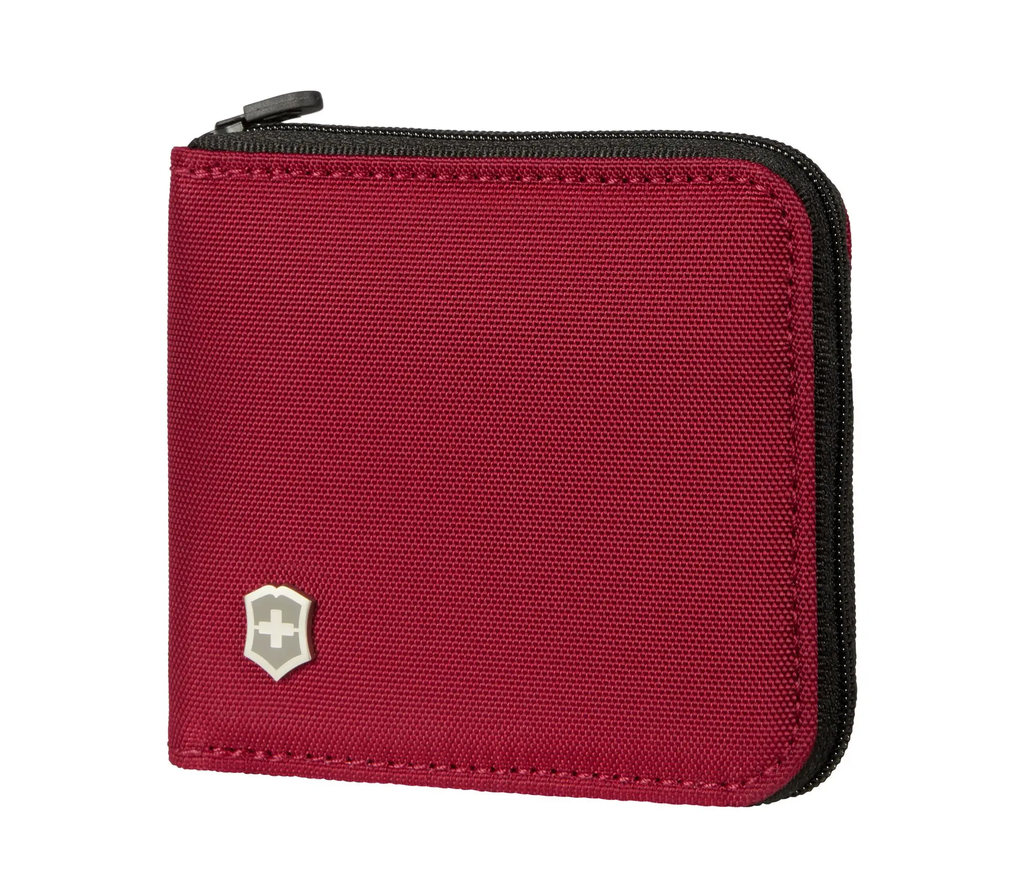 Victorinox Travel Cartera EXT Zip Around Wallet RFID Red 611970