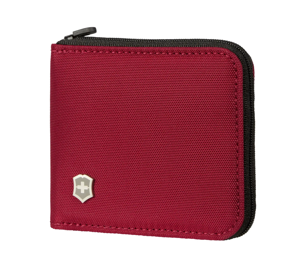 Victorinox Travel Cartera EXT Bi Fold Wallet Coin Pouch RFID Red 611972