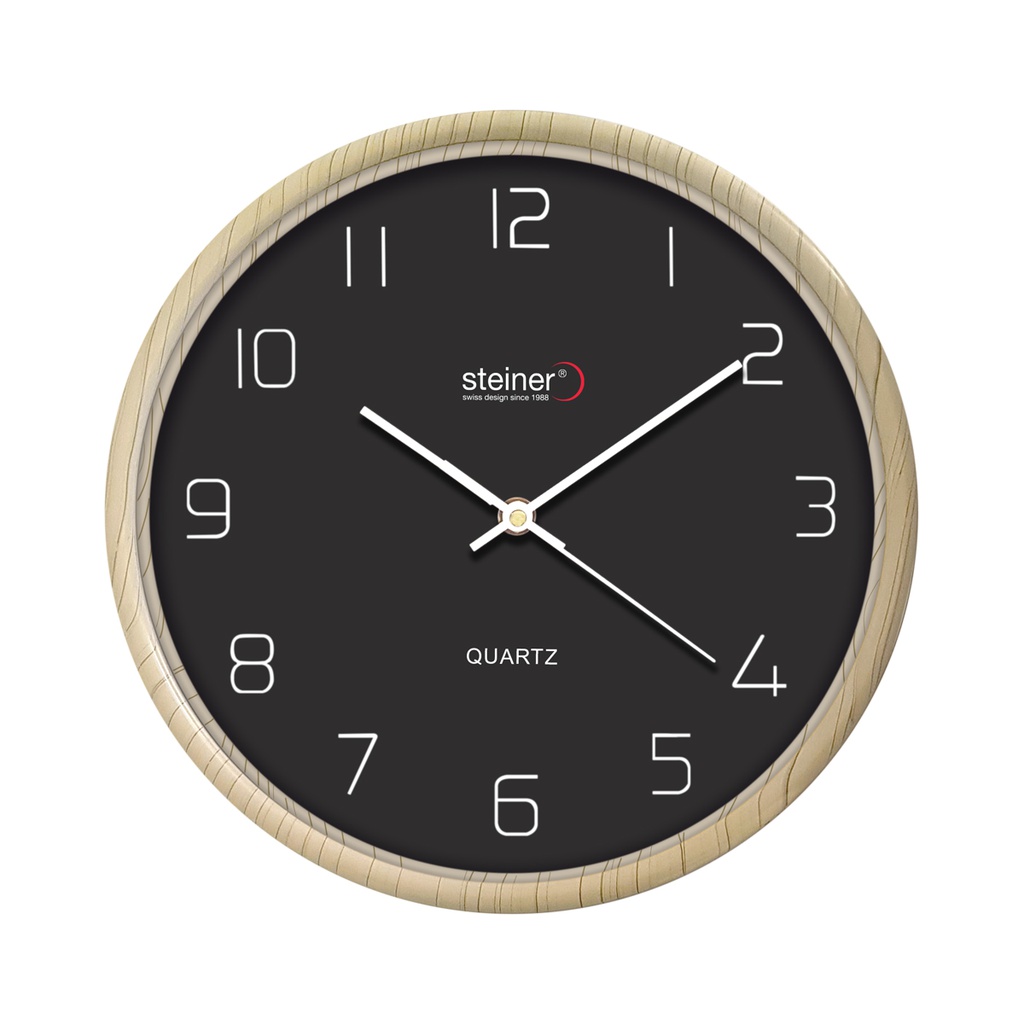 Reloj de pared Steiner 27cm BcoNgo STWA21-3689BW