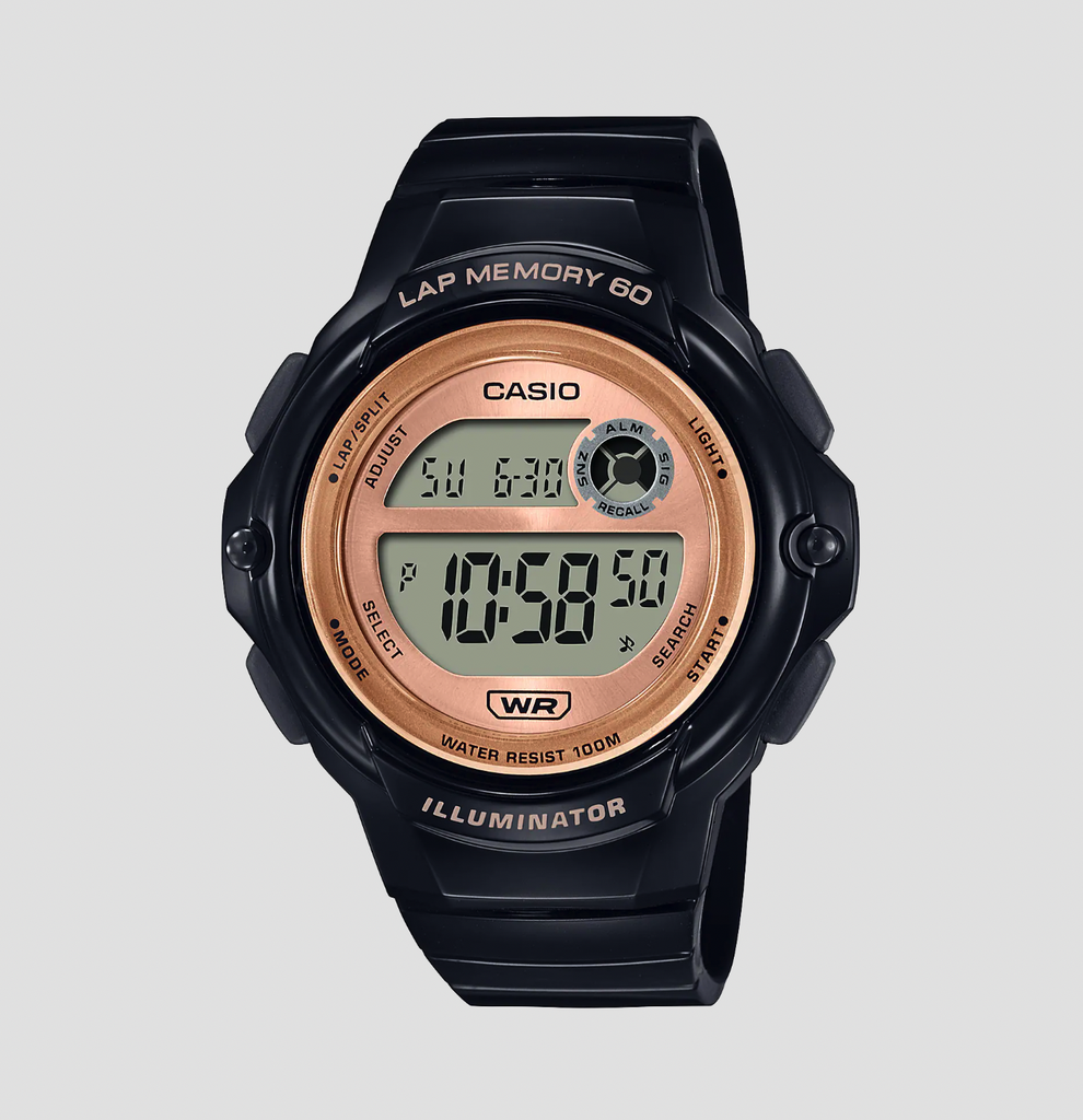 L'S SPORTS DIGI RESIN BLK/GLD LWS-1200H-1AVCF