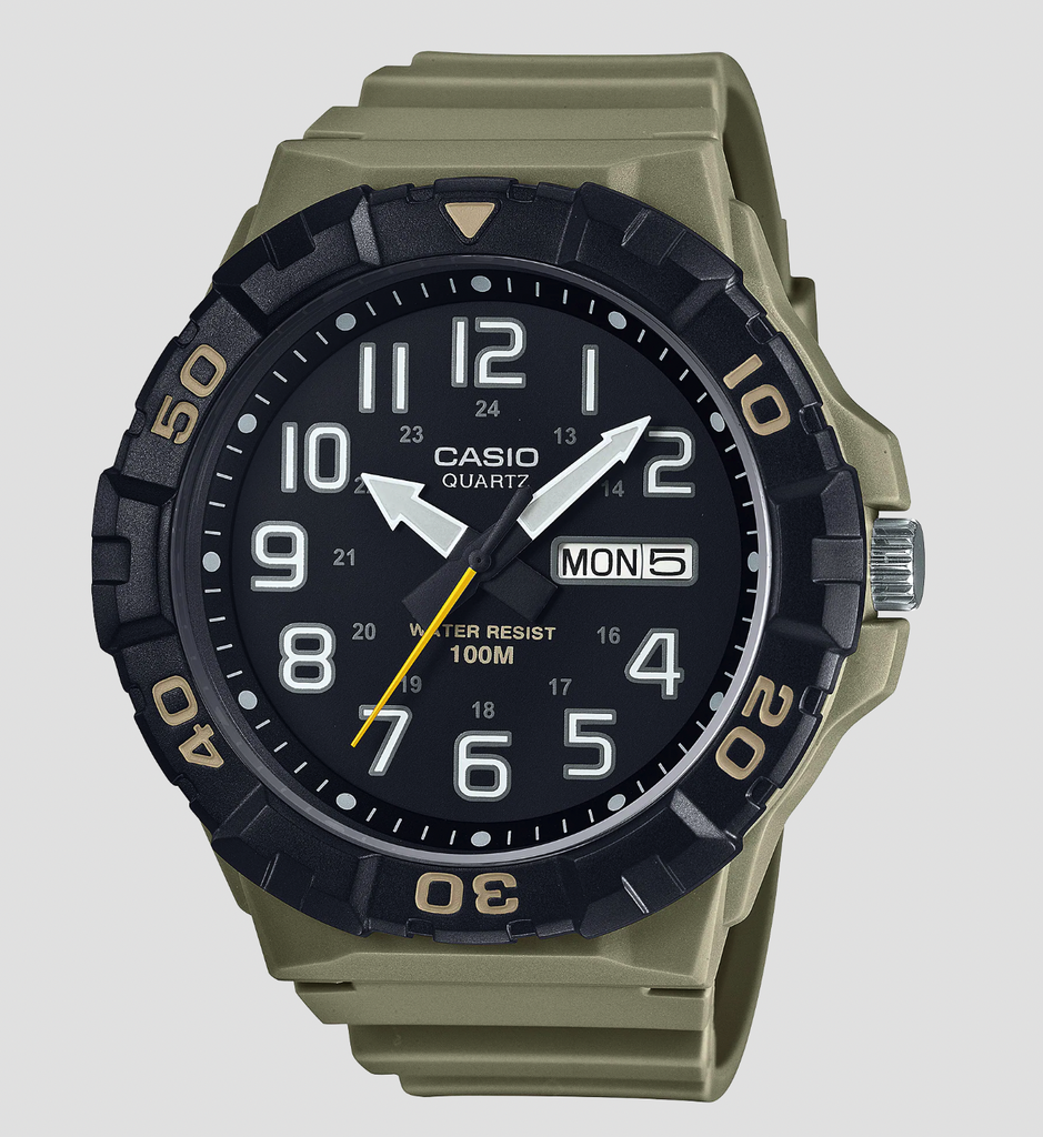 3H ANALOG DIVER L CASE TAN 45 CASIO MRW-210H-5AVCF