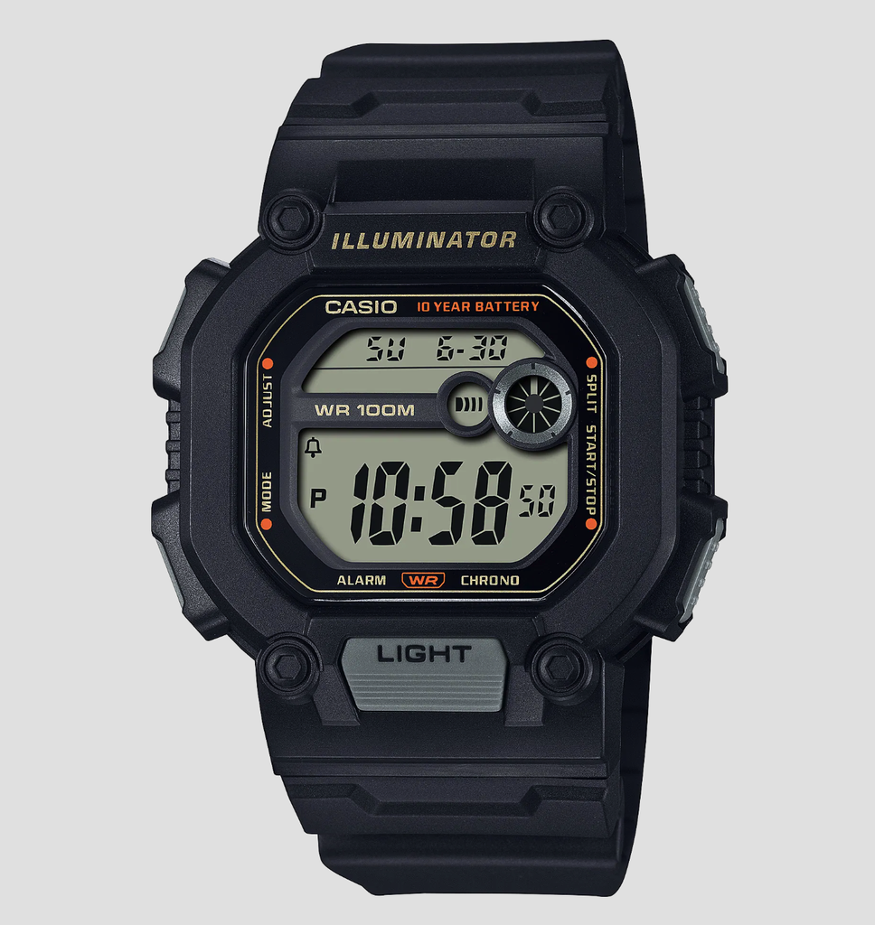 HD DIGI RESIN L STRAP BLK CASIO W-737HX-1AVCF