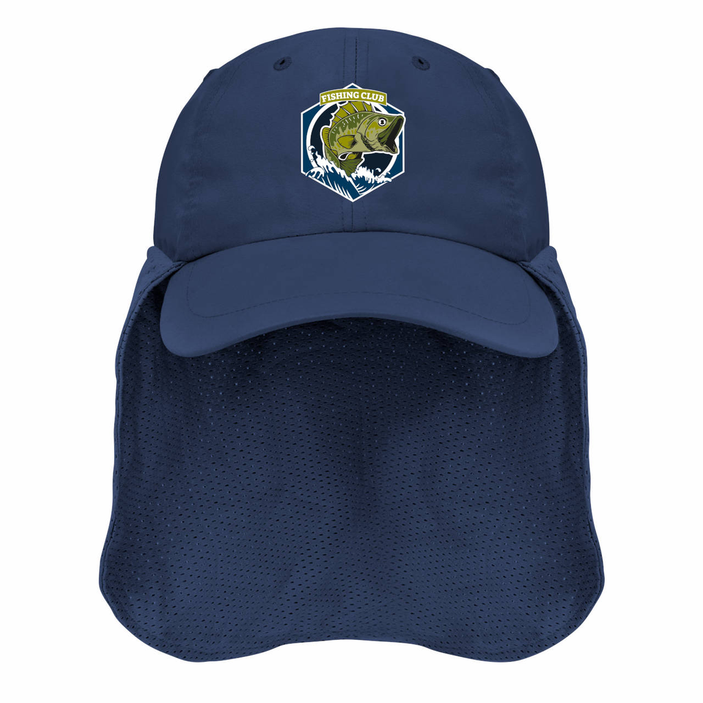 Gorra Wallis pescador faldon FISHING CLUB navy C9202161