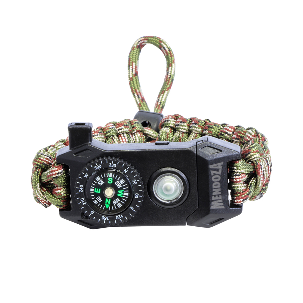 Pulsera Paracord Camuflaje Con Luz Led CAMP-003