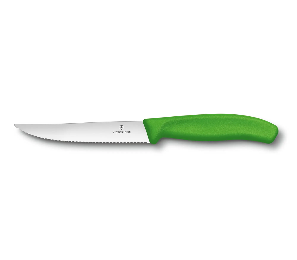 Cuchillo Victorinox gourmet verde filo dentato 6.7936.12L4